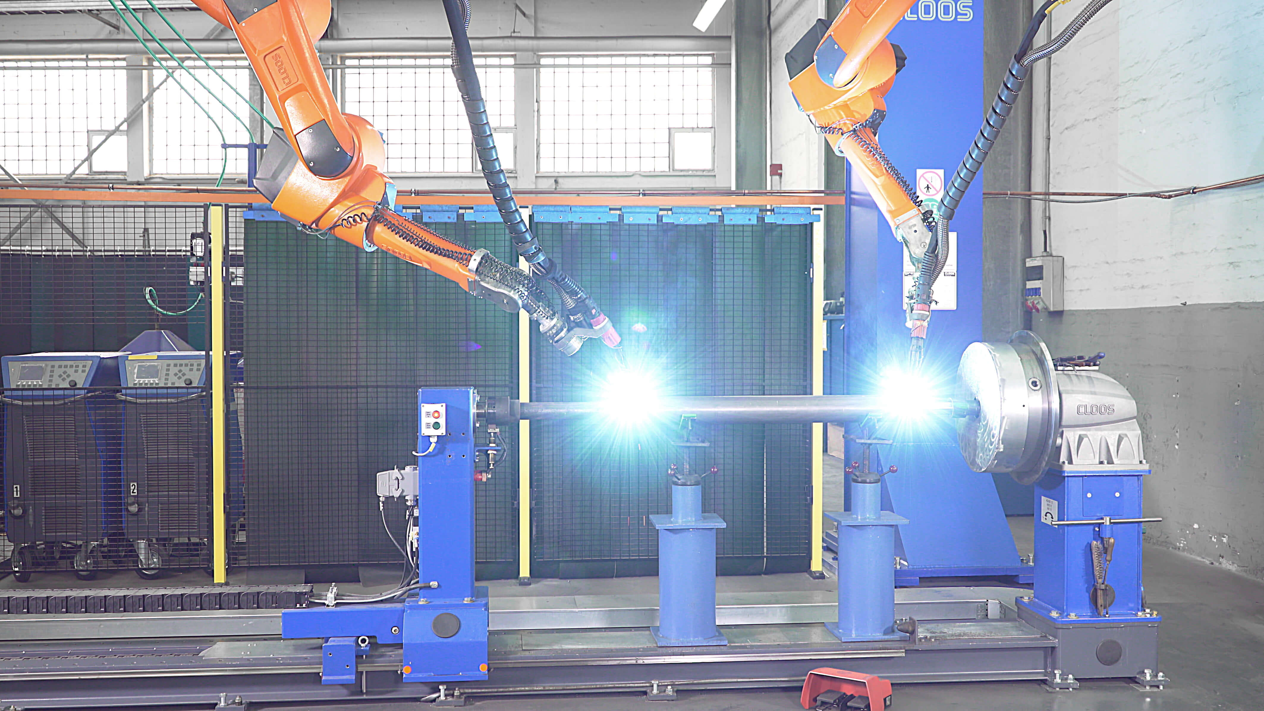 轧辊焊接 大型桁架龙门式焊接机器人 双焊枪 QIROX机器人