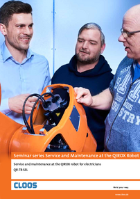 Service and maintenance at the QIROX robot for electricians