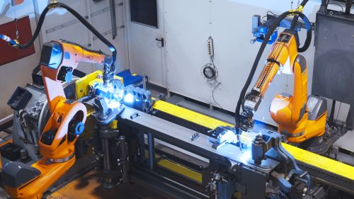 Flexible robot welding system with offline programming at Linde Material Handling